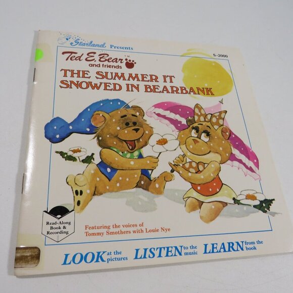 Ted E. Bear & Friends 1983 SUMMER IT SNOWED IN BEARBANK LP Vinyl Record & Book - Picture 7 of 16